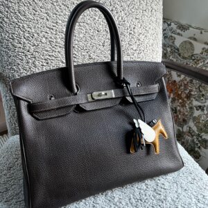 HERMÈS Birkin Bag 35 Togo Café PHW