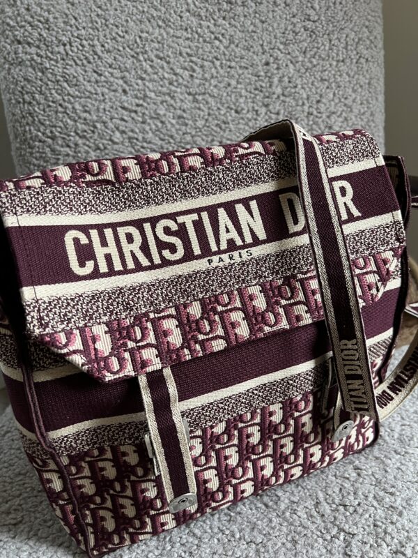 DIOR Diorcamp Messenger Bag Oblique Embroidery - Obrázek 2