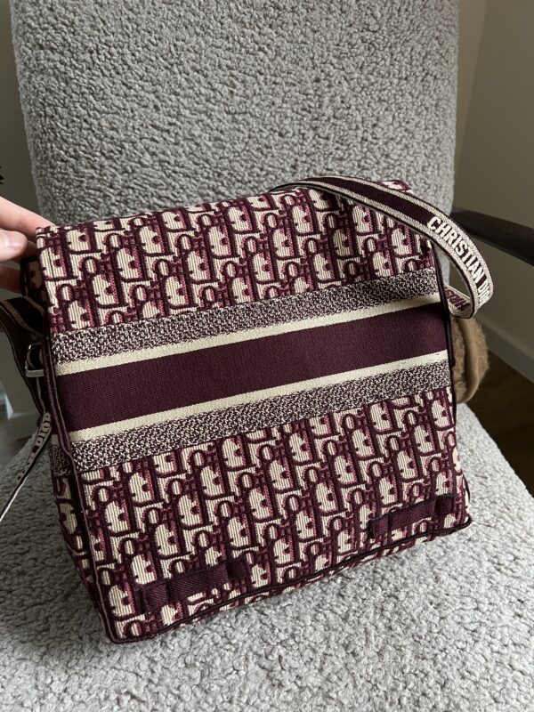 DIOR Diorcamp Messenger Bag Oblique Embroidery - Obrázek 3
