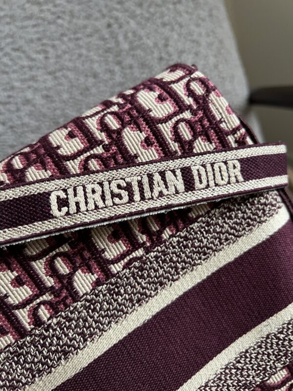 DIOR Diorcamp Messenger Bag Oblique Embroidery - Obrázek 4