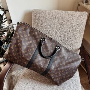 LOUIS VUITTON Keepall 55 Monogram Macassar