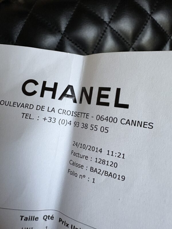CHANEL Timeless Classic Large (Jumbo) Lambskin GHW 2014 - Image 8