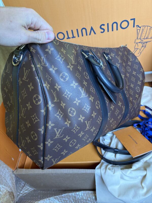 LOUIS VUITTON Keepall 45 Monogram Macassar 2021 - Image 3