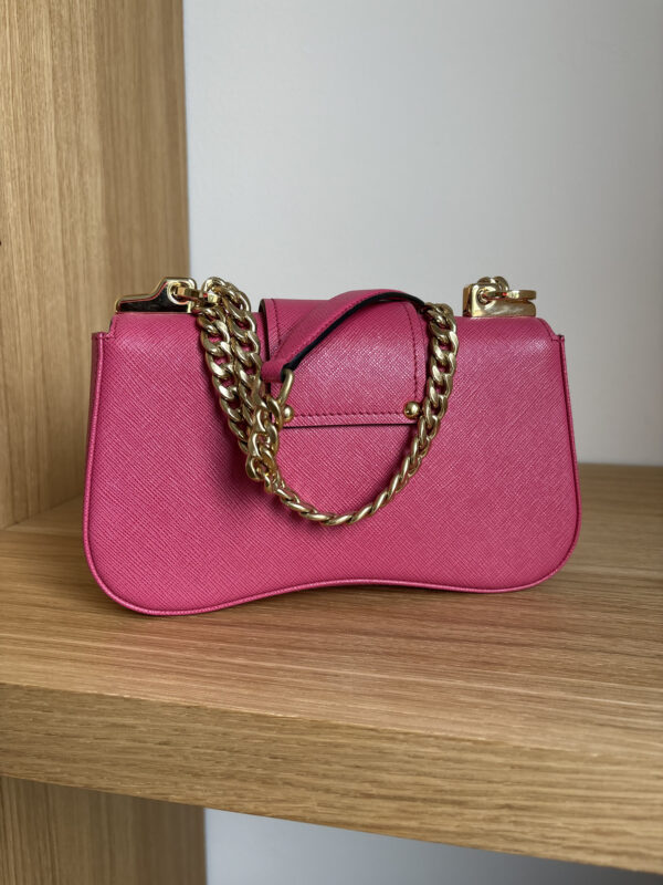 PRADA Sidonie Saffiano Leather Pink GHW - Obrázek 2