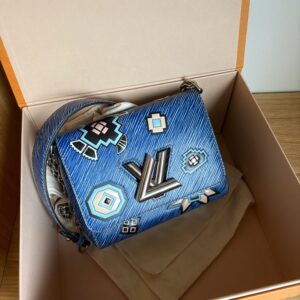LOUIS VUITTON Twist PM Azteque Denim Epi Leather