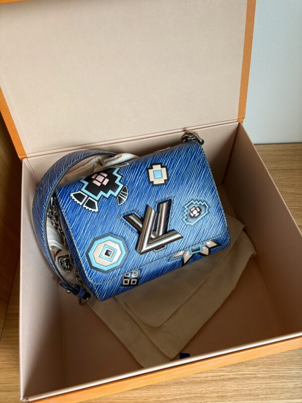 LOUIS VUITTON Twist PM Azteque Denim Epi Leather