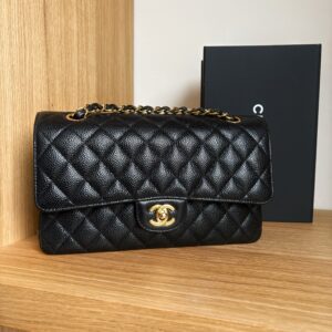 CHANEL Timeless Classic Medium Black/GHW Caviar 2023/24