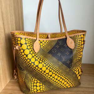 LOUIS VUITTON Neverfull MM Limited Edition Yayoi Kusama 2012