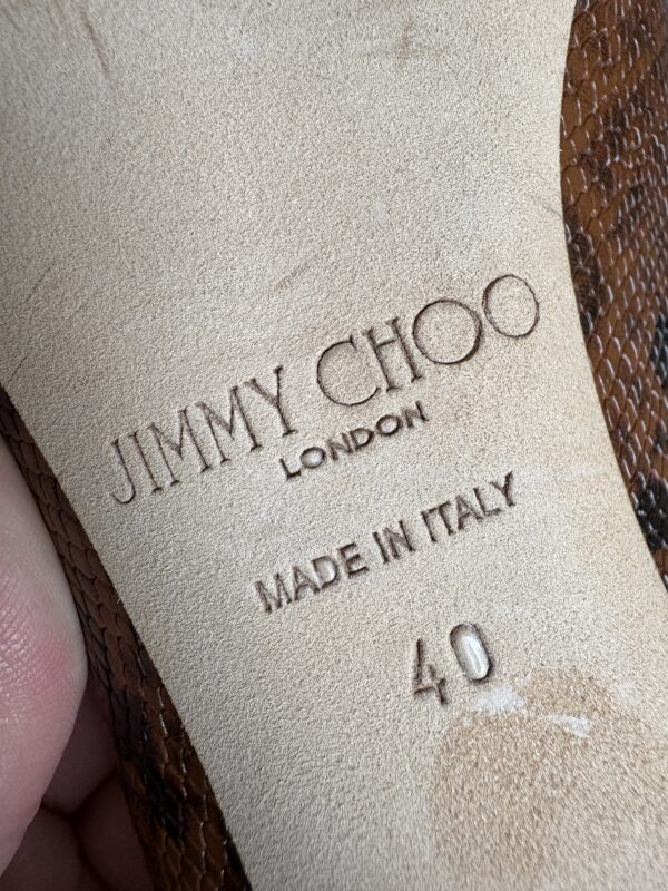 JIMMY CHOO lodičky s hadím motivem - Obrázek 4