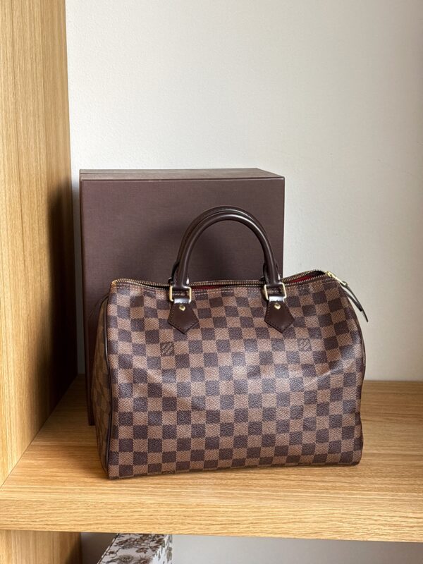 LOUIS VUITTON Speedy 30 Damier Ebene 2016