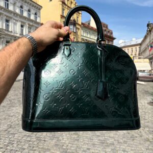 LOUIS VUITTON Alma GM Monogram Vernis 2009
