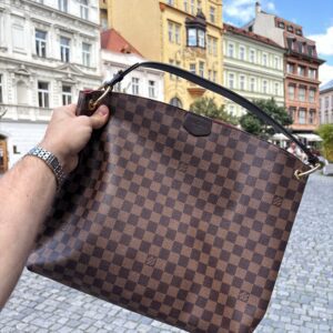 LOUIS VUITTON Graceful MM Damier Ebene 2021