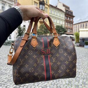 LOUIS VUITTON Speedy 30 Bandouliere My Monogram 2015