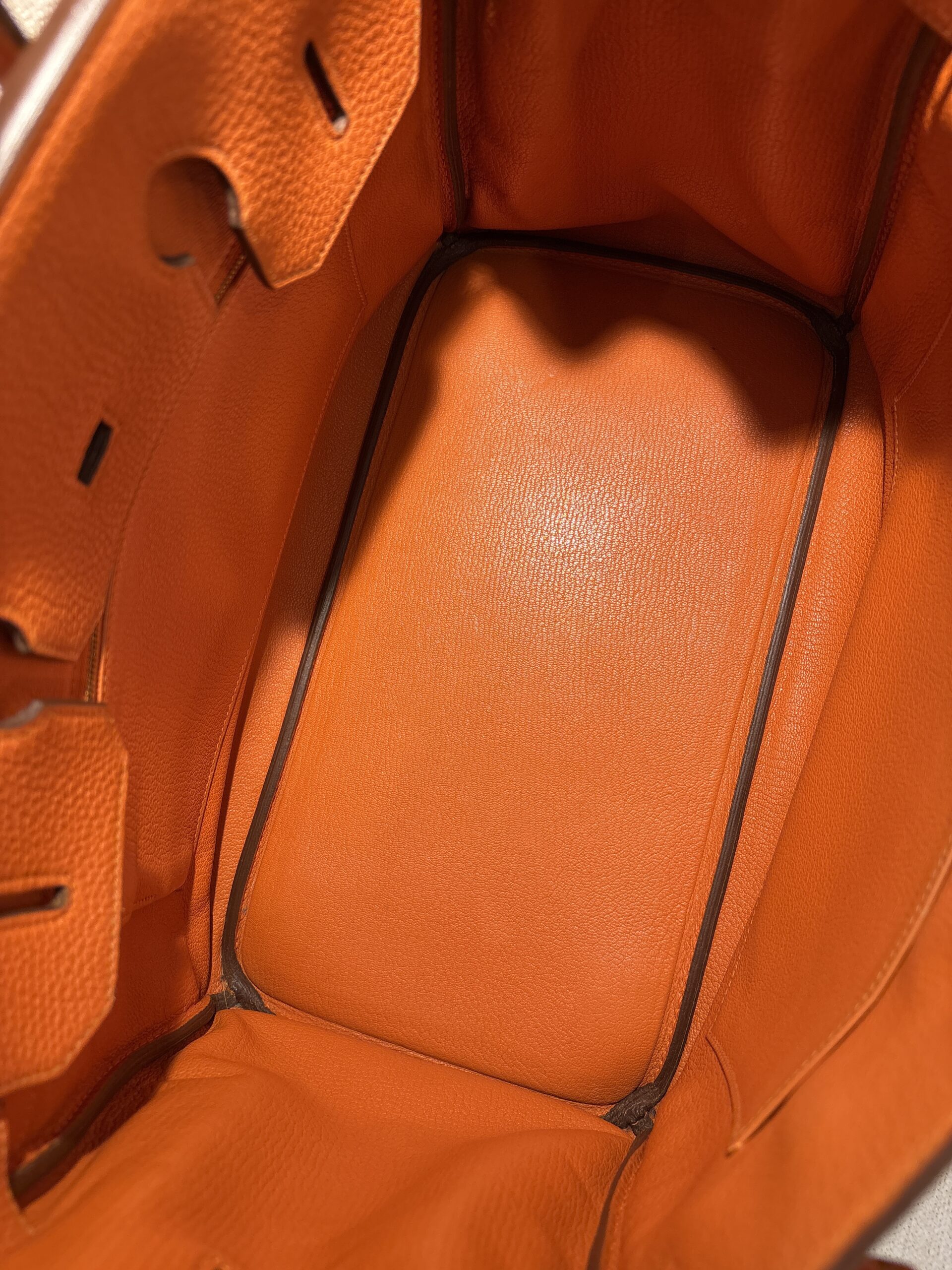 HERMÈS Birkin Bag 35 Togo Orange GHW 2013 - Obrázek 8