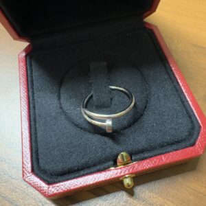 CARTIER JUC Ring vel. 57 White Gold