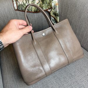 HERMÈS Garden Party 30 Etoupe PHW 2008