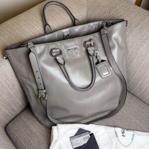 PRADA Shopping Tote Argillo SHW