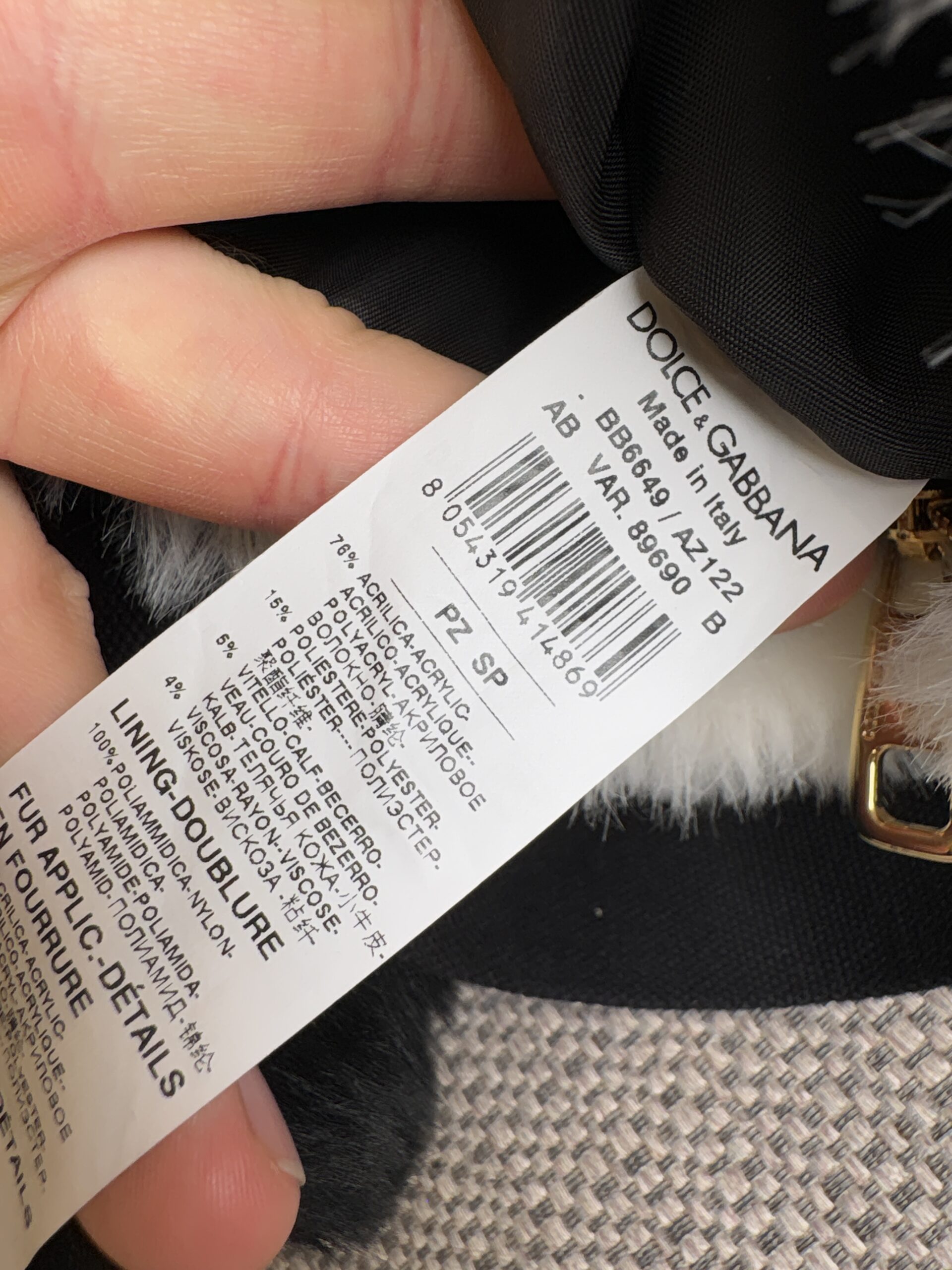 DOLCE&GABBANA Panda Bear Backpack 2017 - Obrázek 5