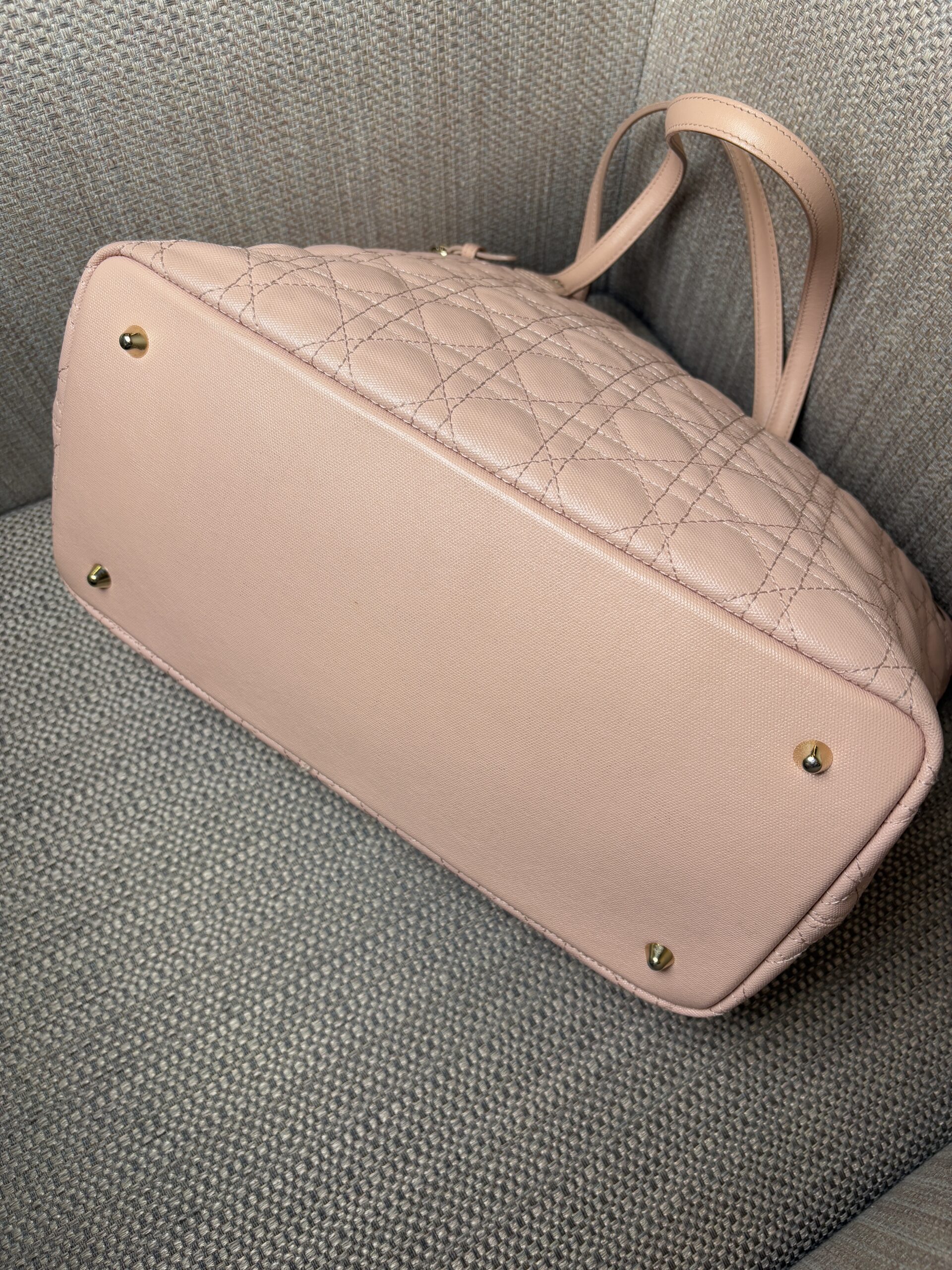 DIOR Medium Panarea Tote Bag Pink 2013 - Obrázek 4