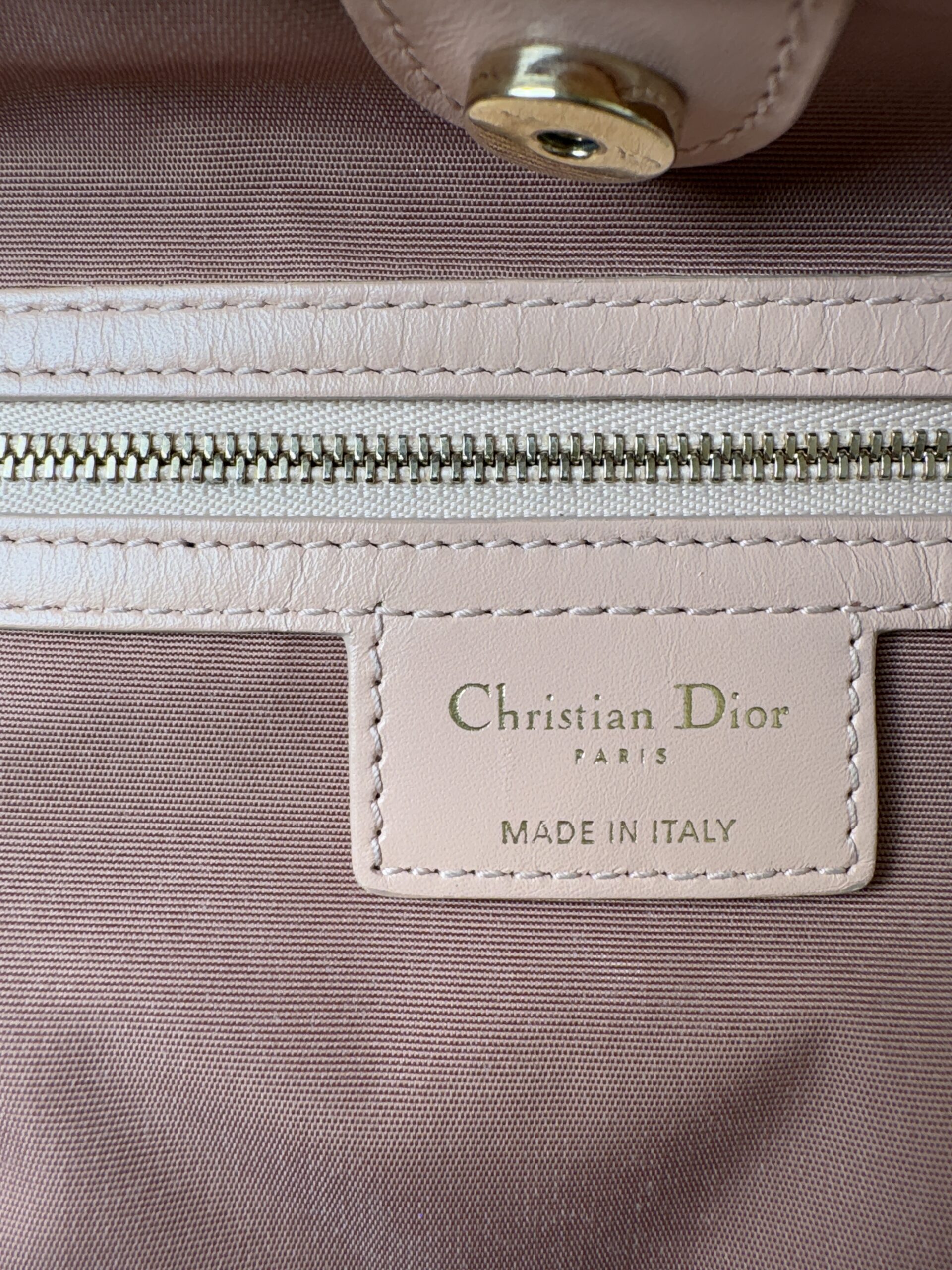 DIOR Medium Panarea Tote Bag Pink 2013 - Obrázek 6