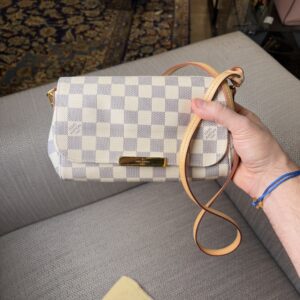 LOUIS VUITTON Favorite PM Damier Azur 2014