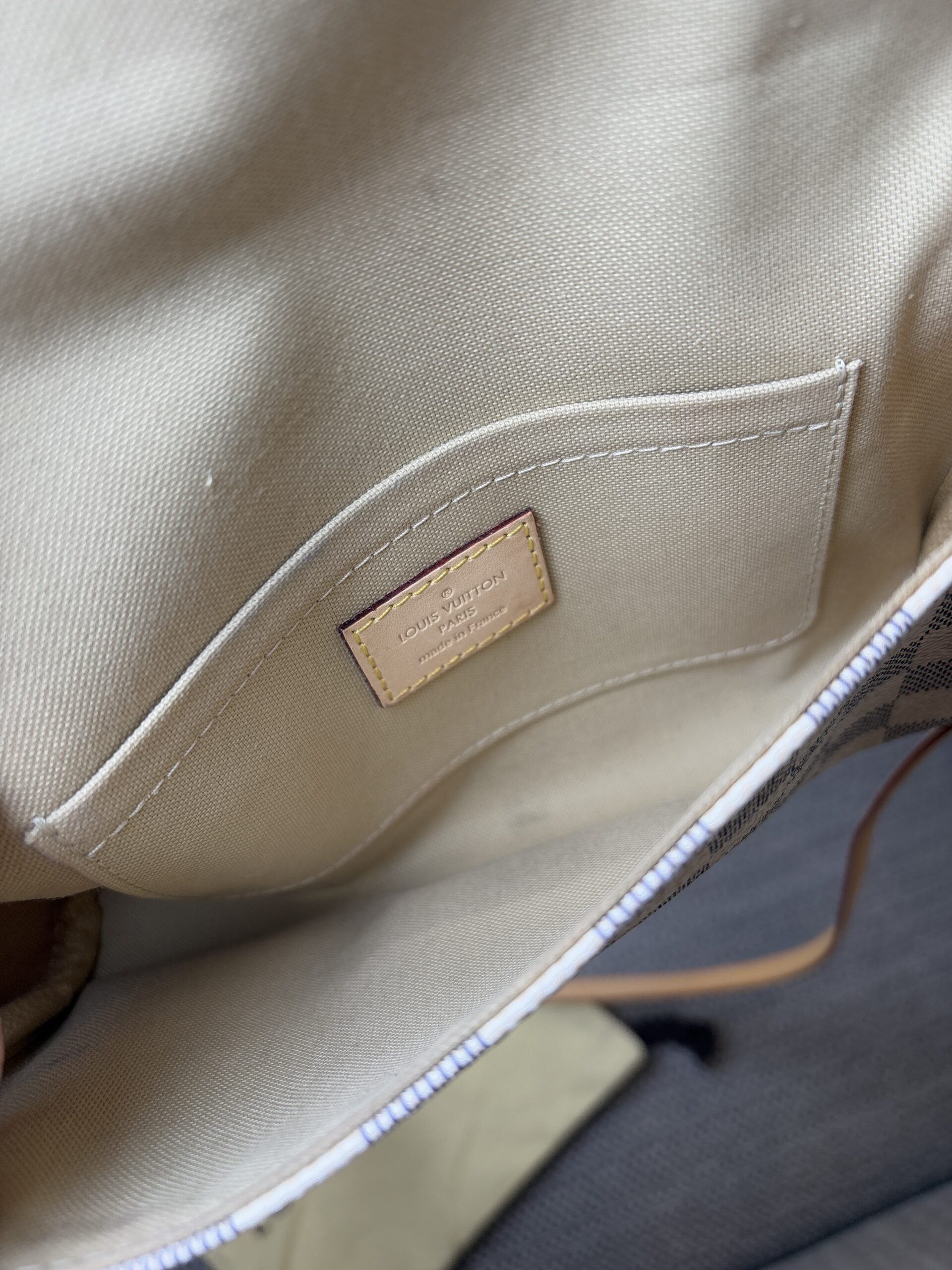 LOUIS VUITTON Favorite PM Damier Azur 2014 - Obrázek 4