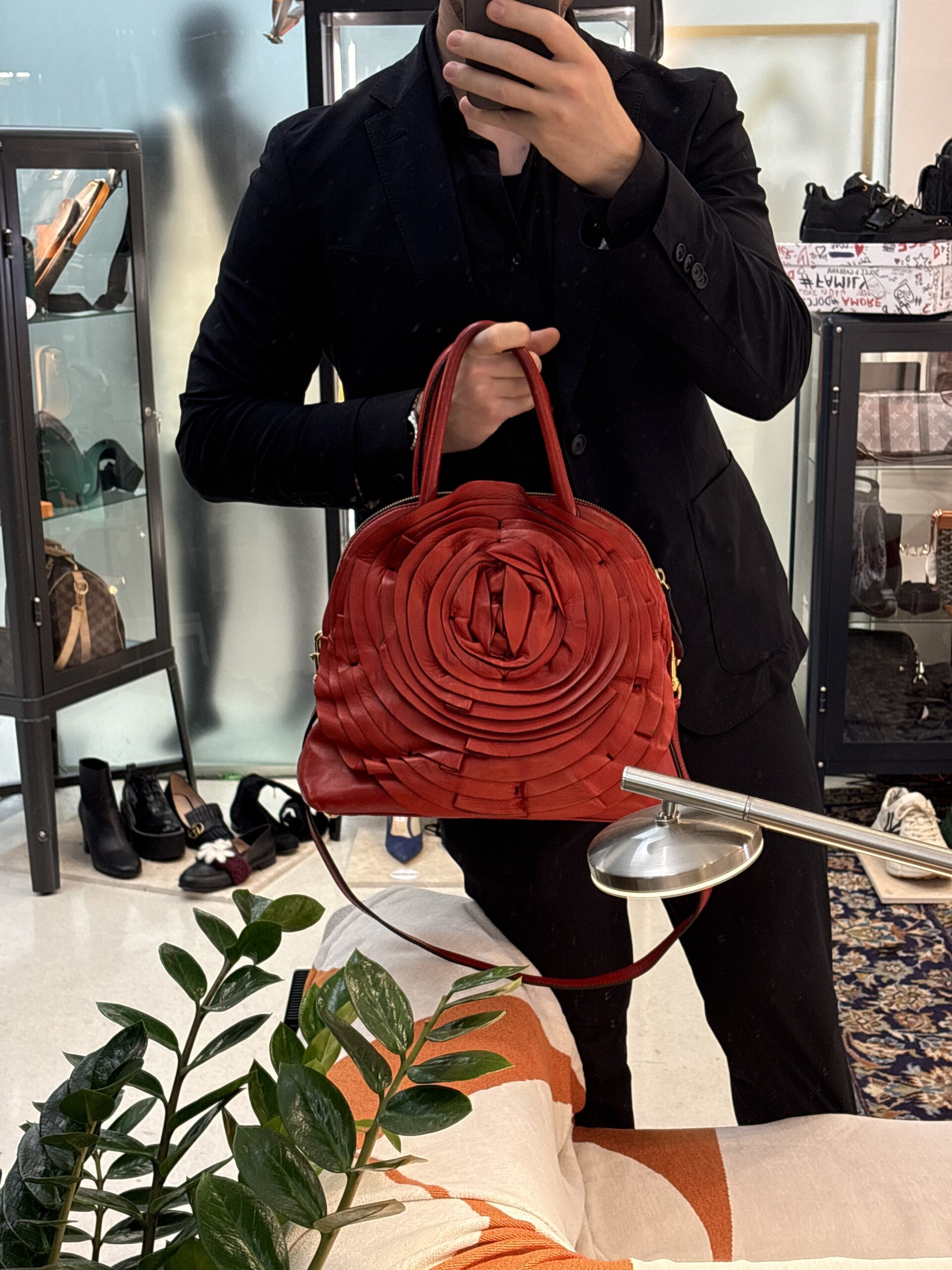 VALENTINO Petale Rose Dome Satchel - Obrázek 8