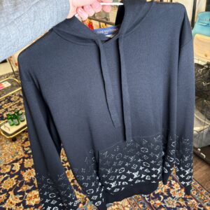 LOUIS VUITTON Monogram Gradient Cotton Hoodie vel. L
