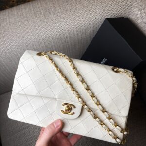 CHANEL Timeless Classic Double Flap Medium Lambskin 18k GHW