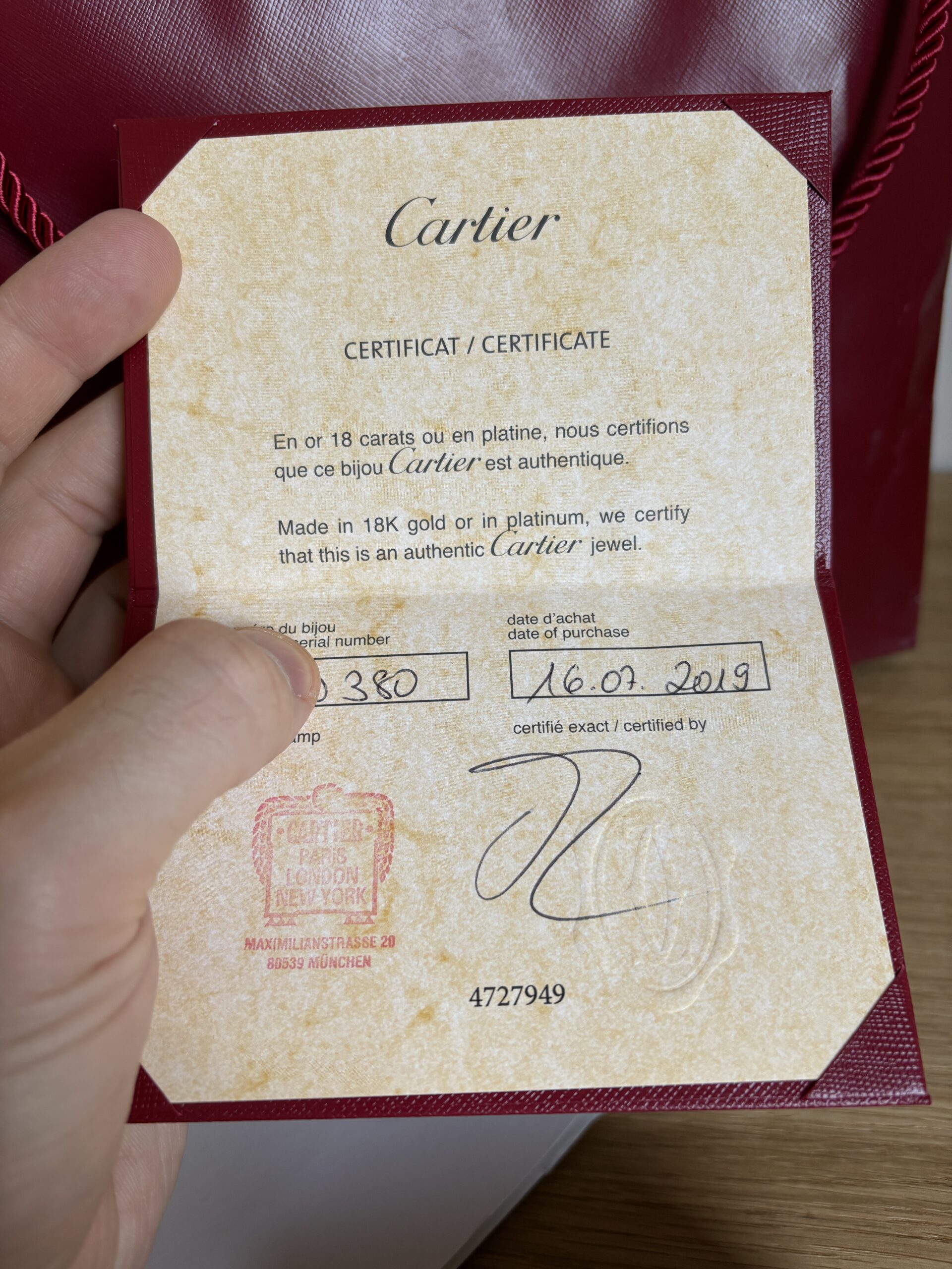 CARTIER Trinity Ring vel. 54 - Obrázek 4