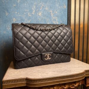 CHANEL Timeless Classic Maxi Caviar Leather SHW 2016